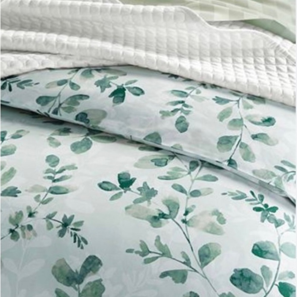 Charter Club Damask Designs Eucalyptus TWIN XL Duvet Set